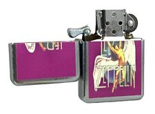 Led Zeppelin Swan Song Album Cover Flip Top Chrome Oil Lighter Windproof Flame picture