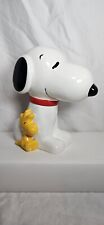 2015 PEANUTS  Snoopy and Woodstock Ceramic Coin Bank picture