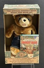Vintage 1996 The Official Smokey Bear Book & Bear Set picture