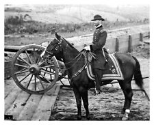 WILLIAM T. SHERMAN CIVIL WAR UNION GENERAL RIDING HORSE 8X10 PHOTO picture