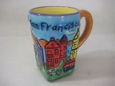 Colorful 3D San Francisco City Buildings Souvenir Coffee Mug picture