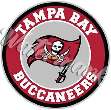 Tampa Bay Buccaneers Circle Logo Sticker / Vinyl Decal 10 sizes picture