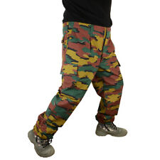 Original Belgian Army Ripstop Trousers - M90 Jigsaw Camouflage Army Surplus picture