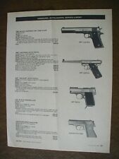 1986 Handguns AMT, Arminex, Astra, Auto-Nine 2 sided Vintage PRINT AD 64261 picture