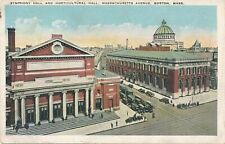 BOSTON MA - Symphony Hall and Horticultural Hall Massachusetts Avenue picture