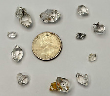Ten (10) Grams of A/AA Grade Micro Herkimer Diamond Clusters, 3-12mm, 85-100% picture