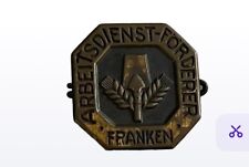 Vintage German Sponsor/Donation Pin “ARBEITSDIENST FORDERER FRANKEN