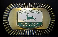 John Deere 4 Four Leg Deer Belt Buckle 1950 Quality Historical Trademark  Logo picture