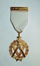 Vintage Masonic Freemason Named Gen. Hugh Mercer Award Jewel Pin Medal Badge picture