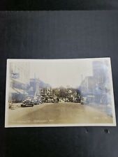 Somerset Kentucky RPPC Antique Photo Postcard Mt. Vernon St old cars  picture