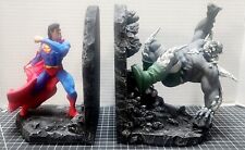 DC COMICS SUPERMAN vs DOOMSDAY BOOKENDS/STATUE 1996 FACTORY NEW RARE By PAQUET picture