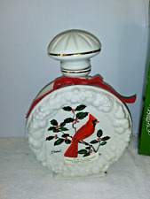 Vintage 1974 Porcelain Red Cardinal Old Rip Van Winkle Whiskey Decanter W/ Box picture
