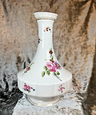 Haviland Floral Porcelain Decanter with Stopper,  8 1/2