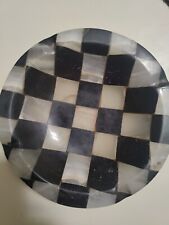 VNTG Onyx Ashtray-Black/White Checkered Pattern Alchemy Works-Heavy-High Quality picture
