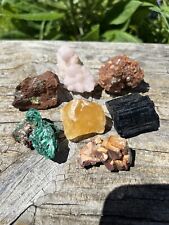 Small Mineral Specimens Lot- Vanadinite, Malachite, Calcite, Aragonite & More picture