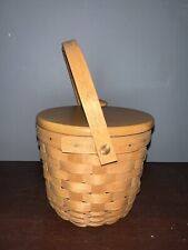 1994 longaberger round basket With Lid picture