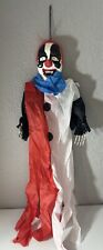 Vintage Haunted Clown Hanging Creepy Scary Evil Scare Halloween Decoration picture