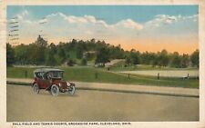 Ball Field and Tennis Courts at Brookside Park in Cleveland, OH 1917 posted picture