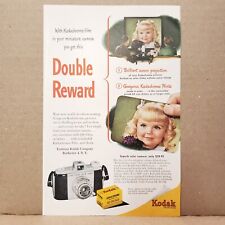 1951 Eastman Kodak Kodachrome Film Print Ad Double Reward Projection picture