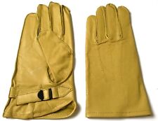  WWII US ARMY SHERMAN TANK TANKER LEATHER WORK GLOVES-SIZE 2XLARGE picture