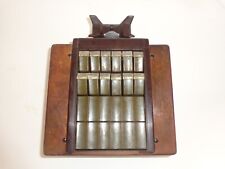 Antique Dictograph Office 12 Push Button Wooden Box Switchboard Telephone picture