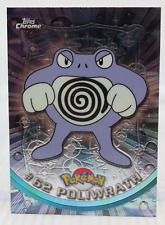 A6 Pokemon Topps Chrome Card TV Animation Edition Poliwrath #62 Red Logo Spectra picture