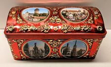 Lebkuchen-Schmidt -  German Tin Chest with Lid  - 9 1/4 x 5 x 4 3/8 inches picture