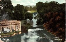 Warwick Warwickshire The River Avon & Old Mill Aerial View Vintage Postcard picture