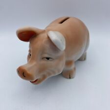 Adorable Vintage PIGGY BANK Break Open Ceramic Bank Made In JAPAN Coin Bank picture