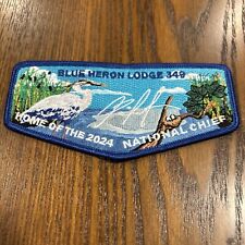 Blue Heron Lodge 349 S? Home Of The 2024 National Chief David Gosik Blue picture