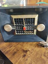 Crosley Radio Model 11-104 U Vintage BLACK Tube Radio Tested Works Cincinnati OH picture
