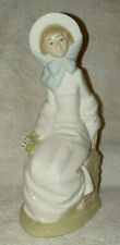 MIRMASU Vintage Porcelain Sitting Lady Figurine Made In Spain  picture