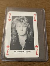 1993 Kerrang Music Card King Metal Playing Cards Def Leppard Joe Elliott Card picture