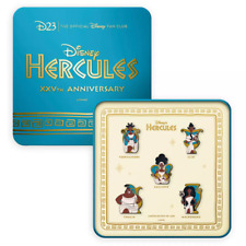 D23 EXCLUSIVE Disney Hercules 25th Anniversary The Muses Limited LE1000 Pin Set picture