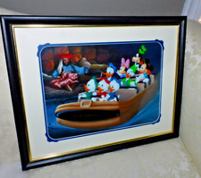 DISNEY PRINT PIRATE FUN FRAMED DOUBLE MATTED DON DUCKY WILLIAMS picture