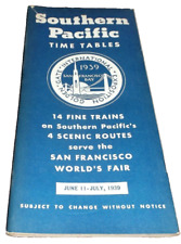 JUNE 1939 SOUTHERN PACIFIC FOUR SCENIC ROUTES TO WORLD'S FAIR PUBLIC TIMETABLE picture