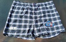 VINTAGE Nickelodeon REN & STIMPY Boxer Shorts 1990's New Plaid Embroidered Rare picture