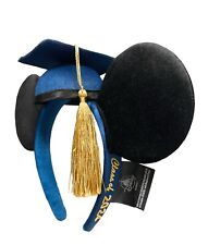 Disney Parks Class of 2024 Grad Graduation Cap & Tassel Mickey Headband Ears NEW picture