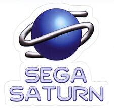 Sega Saturn Logo Sticker (Reproduction) picture