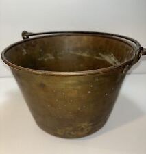 Vintage Brass Bucket H.W. Hayden Ansonia CT Patented 1851 picture