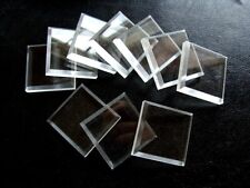 25 Clear Square Mineral Display Bases   1 “ picture