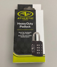 Athletic Works HEAVY-DUTY PADLOCK Ideal For Backpack Or Gym Locker picture