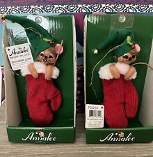 2016 Annalee Jinglebell mouse in mitten Ornament 3