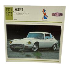 Cars of The World -  Single Collector Card  -1971 1973 Jaguar Type E 2 + 2 picture