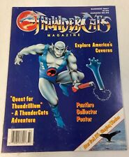 ThunderCats Magazine Summer 1987 Panthro Quest for Thundrillium W/ POSTER picture