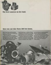 1965 Hasselblad Bolex 8 16mm Underwater Aluminum Casings 300 Ft Vintage Print Ad picture
