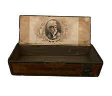 RARE - Antique BEACON HILL Cigar Box & Label - MASSACHUSETTS - Fashion 1878 picture