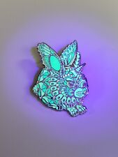 Unicorn Bunny Fairy Lapel Pin Glow In The Dark By BioWorkz  picture