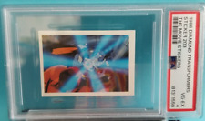 RARE 1986 Transformers g1 Movie A New Leader is Born PSA Graded Card #203 OBO picture
