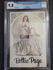 BETTIE PAGE & THE CURSE OF THE BANSHEE #1 CGC 9.8 GRADED MILO MANARA VARIANT LTD picture